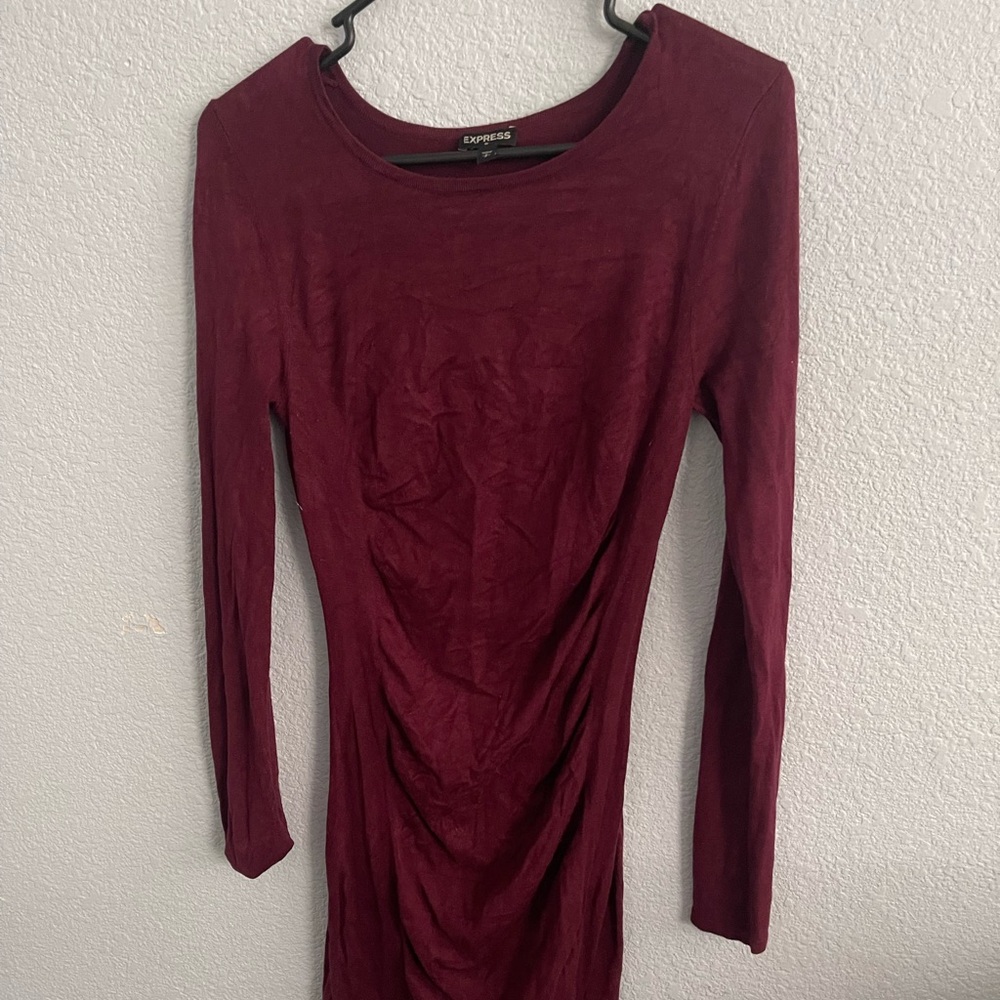 Express ruched dress